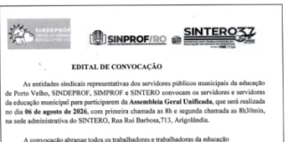 EDITAL DE CONVOCAÇÃO