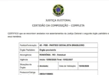 PSB intervém em RO e destitui Vinicius Miguel